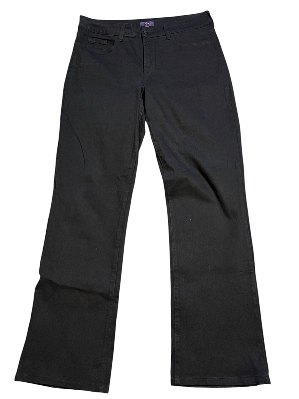 NYDJ Women's Black Wash Bootcut Jeans Size 10